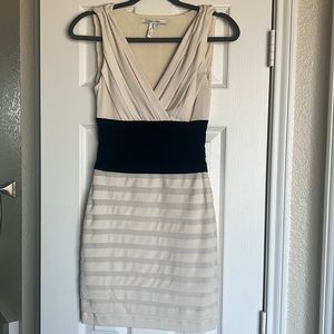Max and Cleo size 2 dress white and black